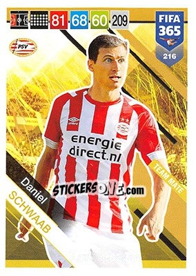 Sticker Daniel Schwaab - FIFA 365: 2018-2019. Adrenalyn XL n. 216 - Panini