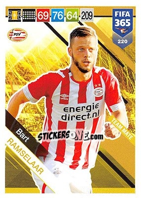 Sticker Bart Ramselaar - FIFA 365: 2018-2019. Adrenalyn XL n. 220 - Panini