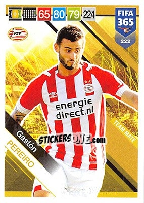 Sticker Gastón Pereiro - FIFA 365: 2018-2019. Adrenalyn XL n. 222 - Panini