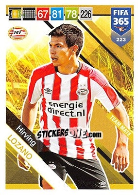 Sticker Hirving Lozano - FIFA 365: 2018-2019. Adrenalyn XL n. 223 - Panini