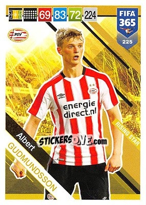 Sticker Albert Gudmundsson - FIFA 365: 2018-2019. Adrenalyn XL n. 225 - Panini