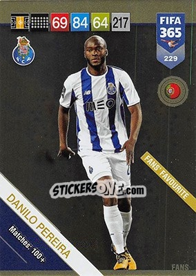 Sticker Danilo Pereira - FIFA 365: 2018-2019. Adrenalyn XL - Panini