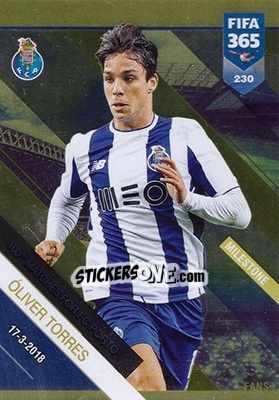 Sticker Óliver Torres - FIFA 365: 2018-2019. Adrenalyn XL n. 230 - Panini