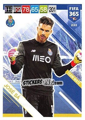 Sticker José Sá - FIFA 365: 2018-2019. Adrenalyn XL - Panini