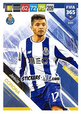 Sticker Jesús Corona - FIFA 365: 2018-2019. Adrenalyn XL n. 241 - Panini