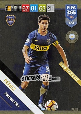 Sticker Pablo Pérez - FIFA 365: 2018-2019. Adrenalyn XL - Panini