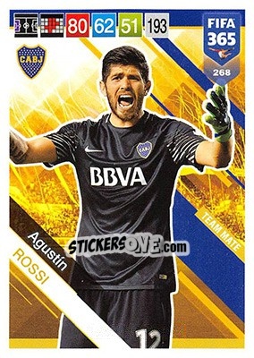 Sticker Agustín Rossi - FIFA 365: 2018-2019. Adrenalyn XL n. 268 - Panini