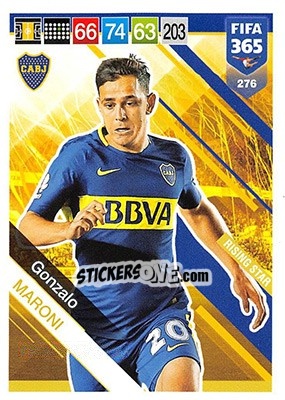 Sticker Gonzalo Maroni - FIFA 365: 2018-2019. Adrenalyn XL n. 276 - Panini