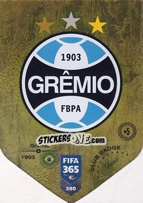 Sticker Club badge - FIFA 365: 2018-2019. Adrenalyn XL n. 280 - Panini