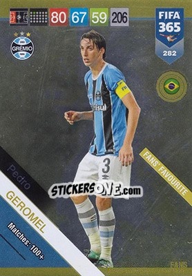Sticker Pedro Geromel - FIFA 365: 2018-2019. Adrenalyn XL n. 282 - Panini