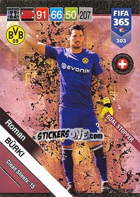 Sticker Roman Bürki - FIFA 365: 2018-2019. Adrenalyn XL n. 303 - Panini