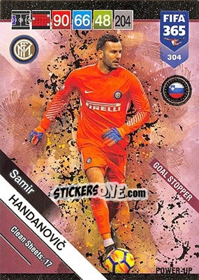Sticker Samir Handanovic - FIFA 365: 2018-2019. Adrenalyn XL n. 304 - Panini