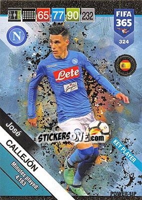 Sticker José Callejón - FIFA 365: 2018-2019. Adrenalyn XL n. 324 - Panini