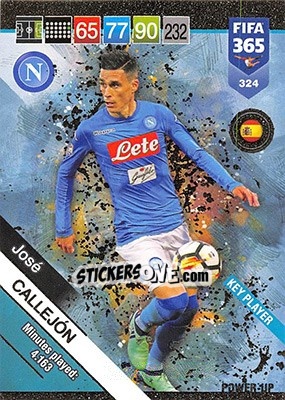 Sticker José Callejón - FIFA 365: 2018-2019. Adrenalyn XL - Panini