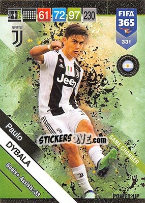 Sticker Paulo Dybala - FIFA 365: 2018-2019. Adrenalyn XL n. 331 - Panini