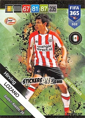 Sticker Hirving Lozano - FIFA 365: 2018-2019. Adrenalyn XL n. 332 - Panini