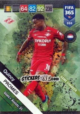 Sticker Quincy Promes - FIFA 365: 2018-2019. Adrenalyn XL n. 333 - Panini