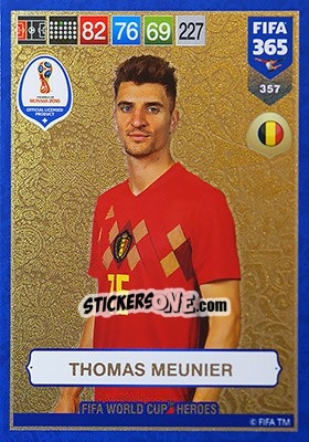 Sticker Thomas Meunier - FIFA 365: 2018-2019. Adrenalyn XL - Panini