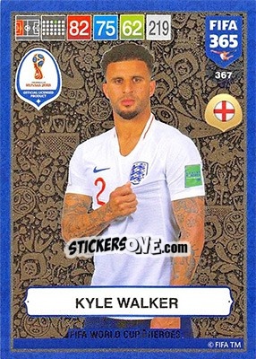 Figurina Kyle Walker - FIFA 365: 2018-2019. Adrenalyn XL - Panini