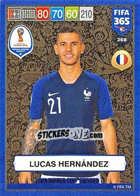 Cromo Lucas Hernández - FIFA 365: 2018-2019. Adrenalyn XL - Panini