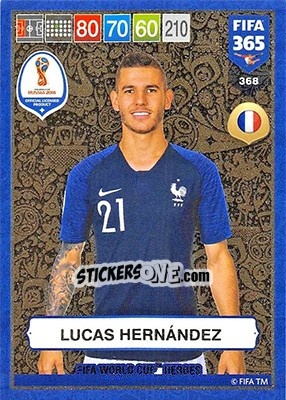 Sticker Lucas Hernández - FIFA 365: 2018-2019. Adrenalyn XL n. 368 - Panini