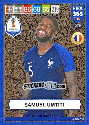 Cromo Samuel Umtiti - FIFA 365: 2018-2019. Adrenalyn XL - Panini