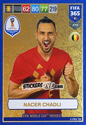 Sticker Nacer Chadli - FIFA 365: 2018-2019. Adrenalyn XL n. 372 - Panini