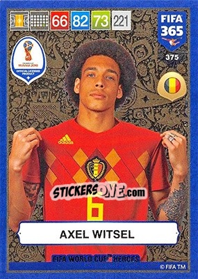 Sticker Axel Witsel - FIFA 365: 2018-2019. Adrenalyn XL n. 375 - Panini