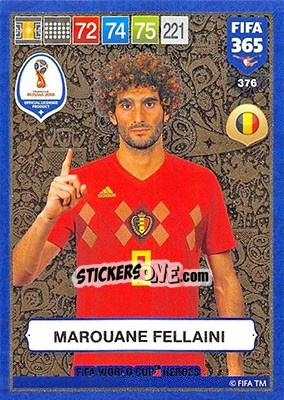 Sticker Marouane Fellaini - FIFA 365: 2018-2019. Adrenalyn XL n. 376 - Panini