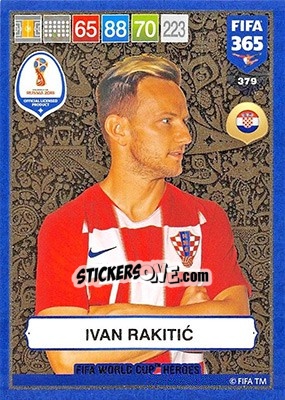 Sticker Ivan Rakitic - FIFA 365: 2018-2019. Adrenalyn XL n. 379 - Panini