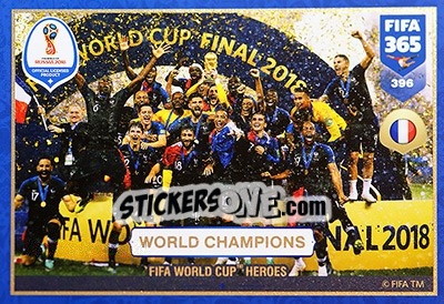 Sticker World Champions - FIFA 365: 2018-2019. Adrenalyn XL n. 396 - Panini