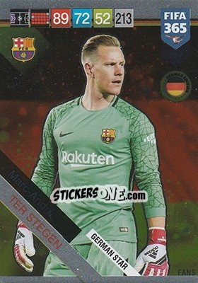 Cromo Marc-André ter Stegen - FIFA 365: 2018-2019. Adrenalyn XL n. 399D - Panini