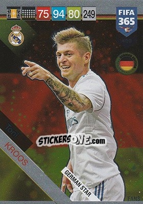 Figurina Toni Kroos - FIFA 365: 2018-2019. Adrenalyn XL - Panini