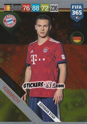 Sticker Joshua Kimmich - FIFA 365: 2018-2019. Adrenalyn XL n. 406D - Panini