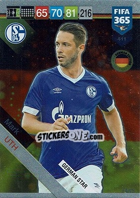 Sticker Mark Uth - FIFA 365: 2018-2019. Adrenalyn XL n. 411D - Panini