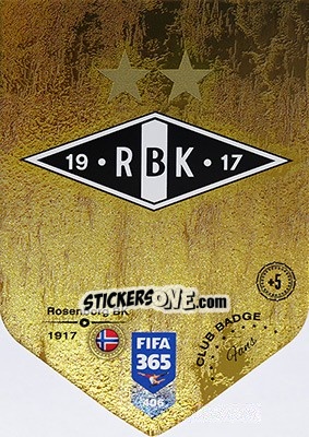 Sticker Club Badge - FIFA 365: 2018-2019. Adrenalyn XL - Panini