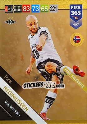 Sticker Tore Reginiussen - FIFA 365: 2018-2019. Adrenalyn XL n. 407N - Panini