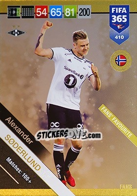 Figurina Alexander Søderlund - FIFA 365: 2018-2019. Adrenalyn XL n. 410N - Panini