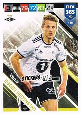 Figurina Vegar Eggen Hedenstad - FIFA 365: 2018-2019. Adrenalyn XL n. 415N - Panini