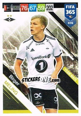 Sticker Birger Meling - FIFA 365: 2018-2019. Adrenalyn XL - Panini