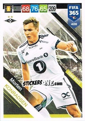 Figurina Morten Konradsen - FIFA 365: 2018-2019. Adrenalyn XL - Panini