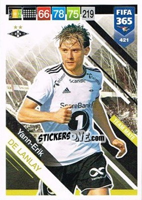Figurina Yann-Erik de Lanlay - FIFA 365: 2018-2019. Adrenalyn XL n. 421N - Panini