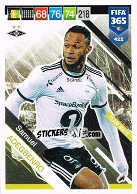 Figurina Samuel Adegbenro - FIFA 365: 2018-2019. Adrenalyn XL n. 422N - Panini