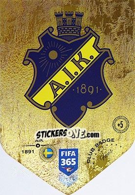 Sticker Club Badge - FIFA 365: 2018-2019. Adrenalyn XL n. 424N - Panini