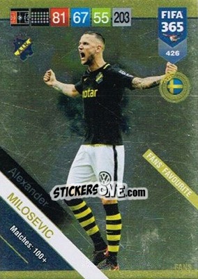 Figurina Alexander Milosevic - FIFA 365: 2018-2019. Adrenalyn XL n. 426N - Panini