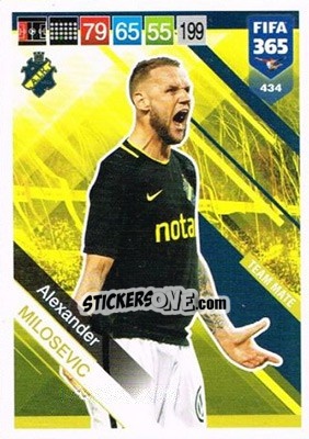 Cromo Alexander Milosevic - FIFA 365: 2018-2019. Adrenalyn XL - Panini