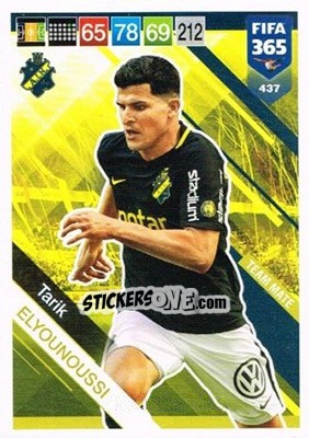 Sticker Tarik Elyounoussi - FIFA 365: 2018-2019. Adrenalyn XL n. 437N - Panini