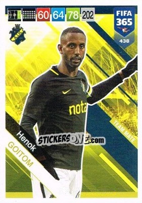 Sticker Henok Goitom - FIFA 365: 2018-2019. Adrenalyn XL n. 438N - Panini
