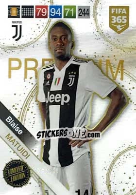 Sticker Blaise Matuidi - FIFA 365: 2018-2019. Adrenalyn XL n. LE-BM - Panini