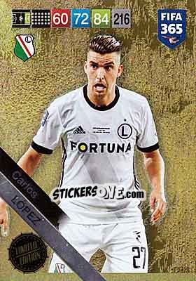 Sticker Carlos López - FIFA 365: 2018-2019. Adrenalyn XL n. LE-CL - Panini